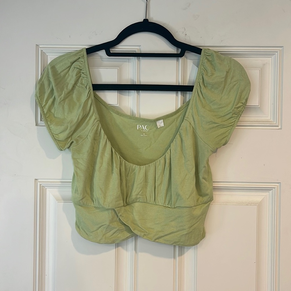 Pacsun Green crop top